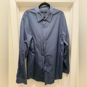 Synergy Button Up Shirt. Size 1XLT. 100% Cotton.
